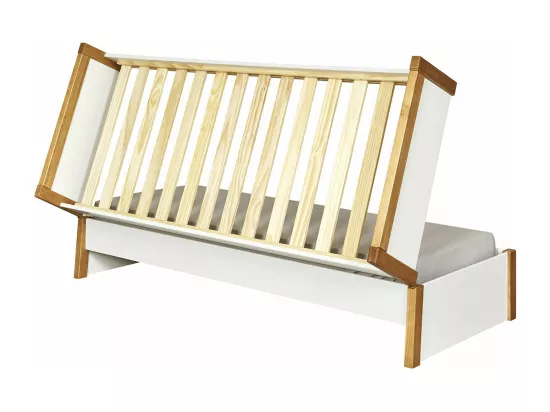 Lit gigogne 80x200 cm bois massif bois HOLAF