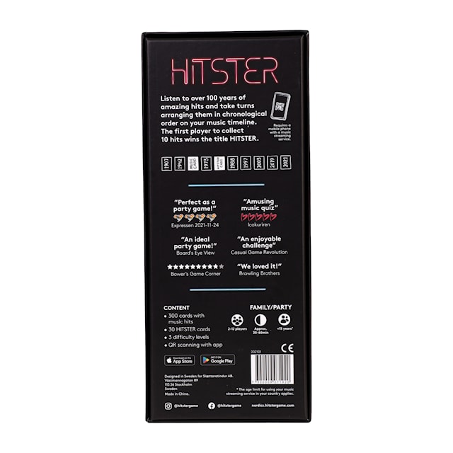 Hitster The Music Card Game (ENG)