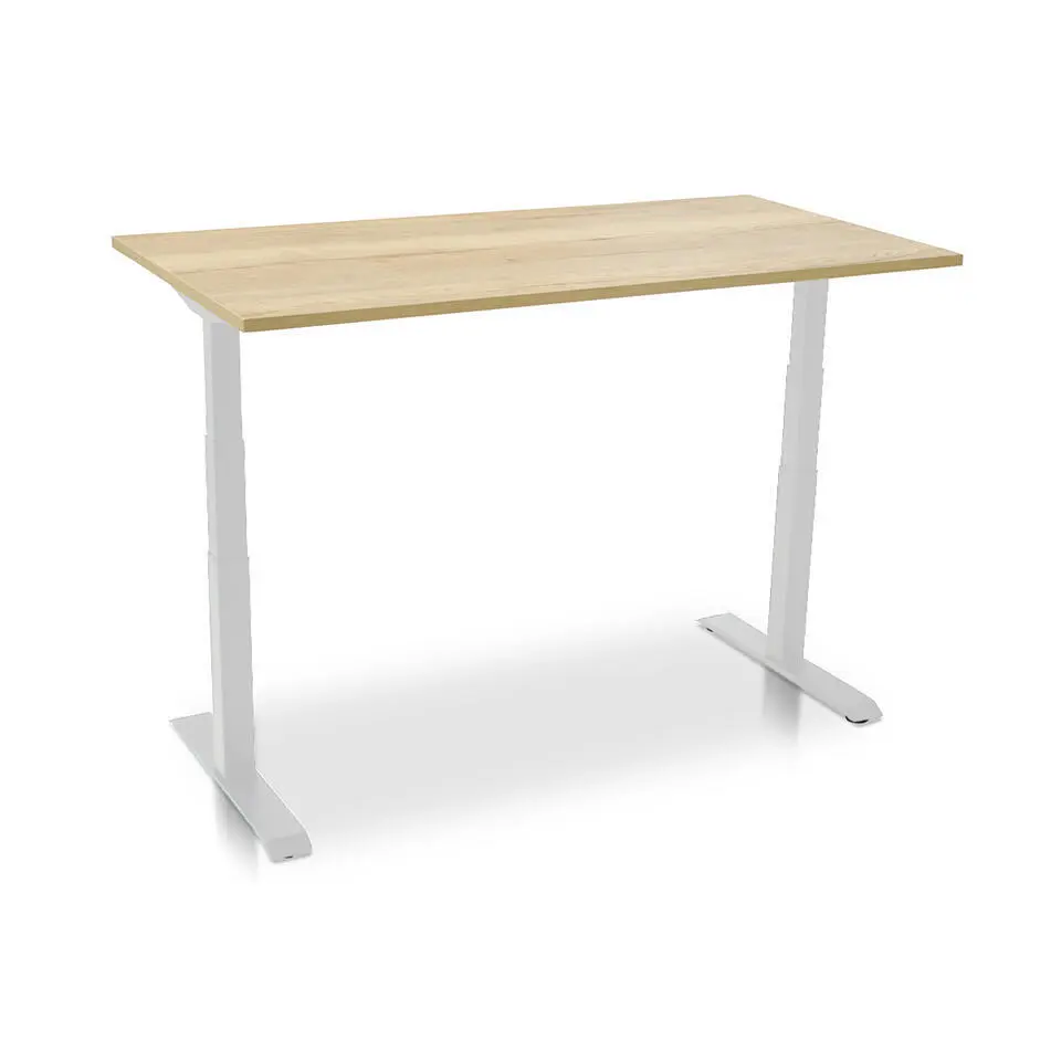 MRC PRO elektrisch ARBO zit-sta bureau - 180x80 cm robuust eiken