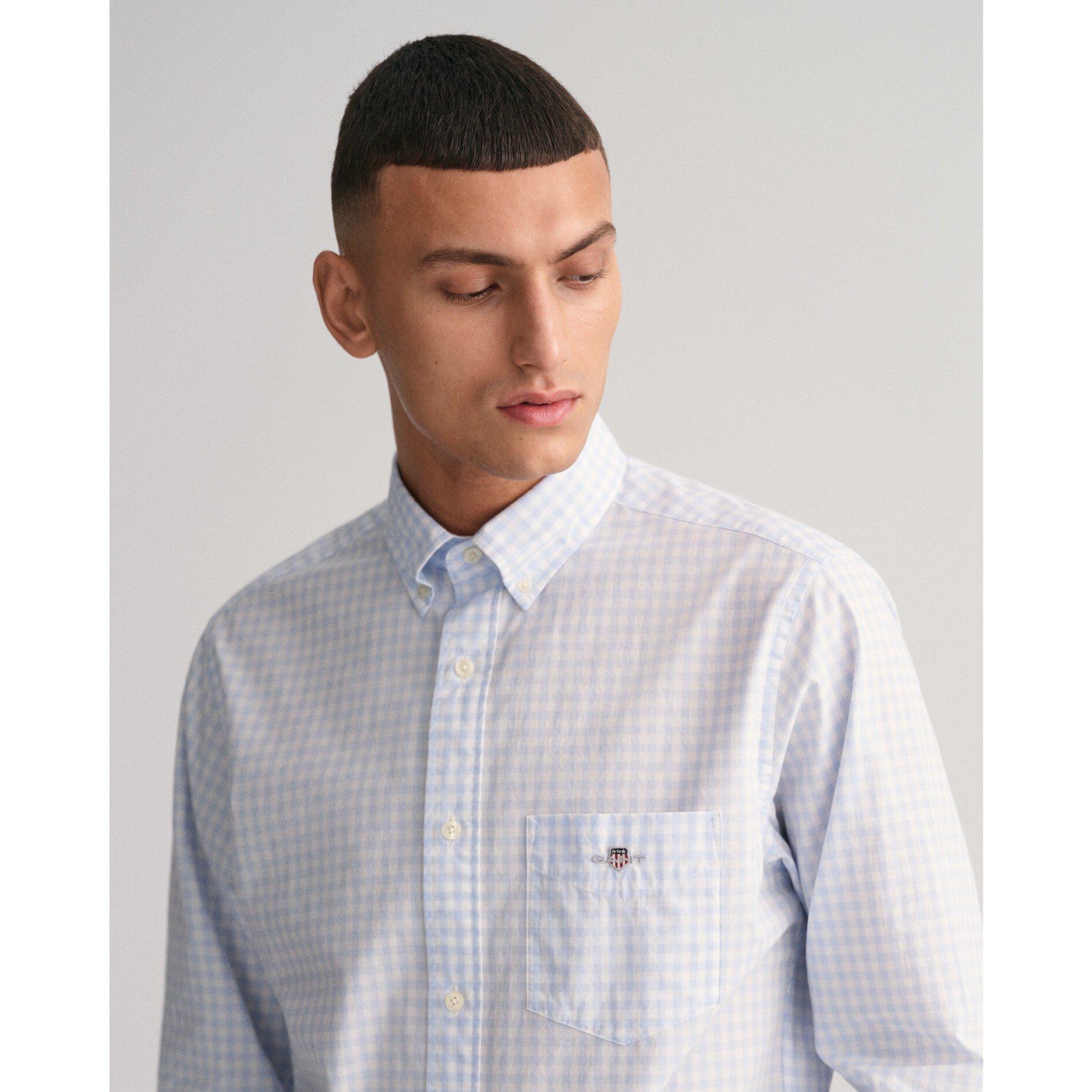 Gant Regular Fit Gingham Poplin Shirt