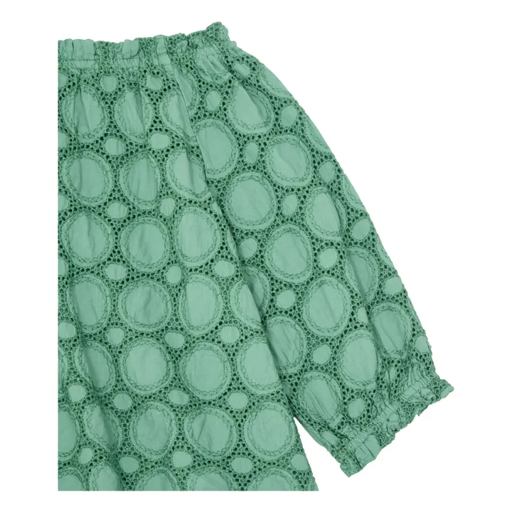 Zhoe & Tobiah Blouse Ajourée | Vert argile