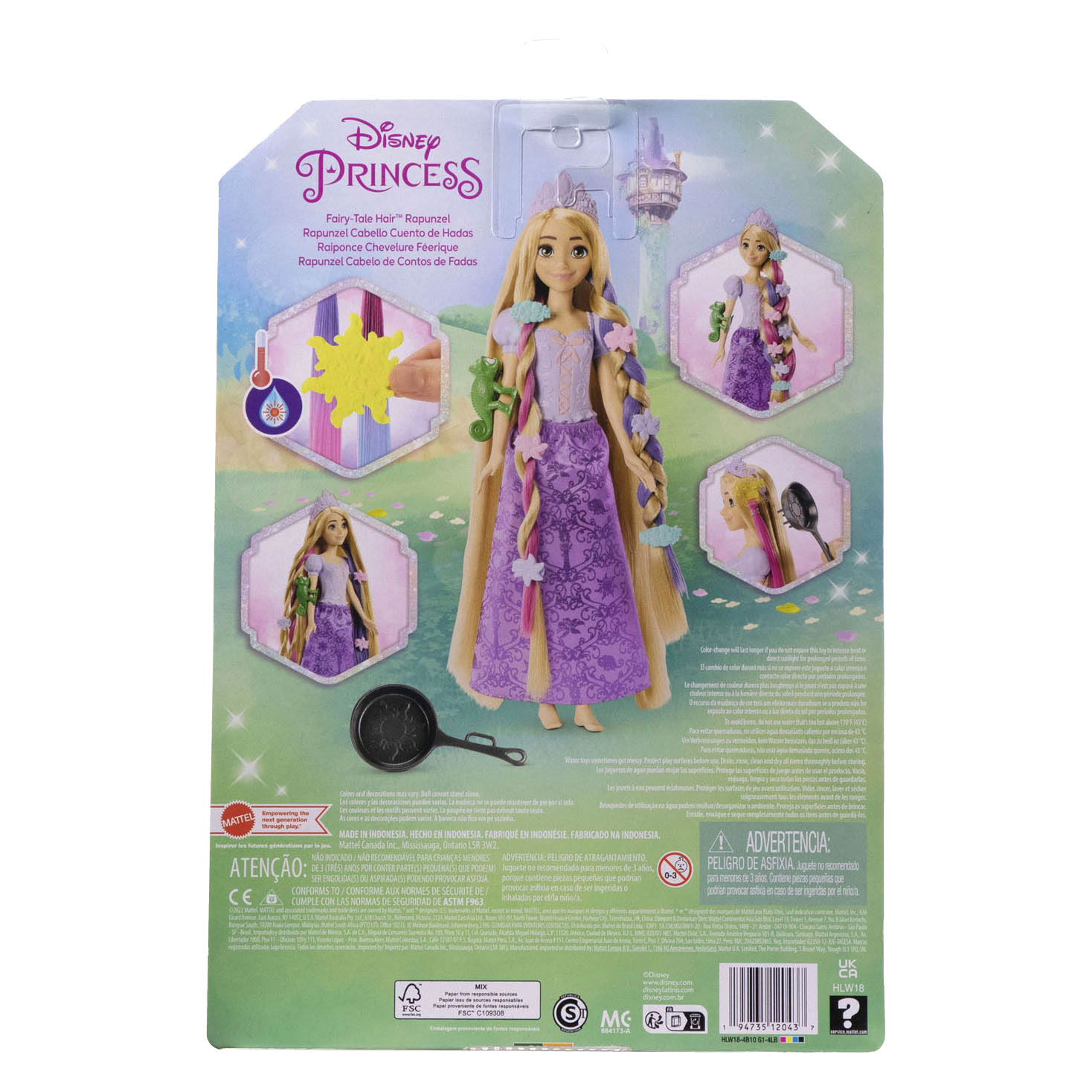 Disney Prinses Fairy-Tail Hair Rapunzel Pop