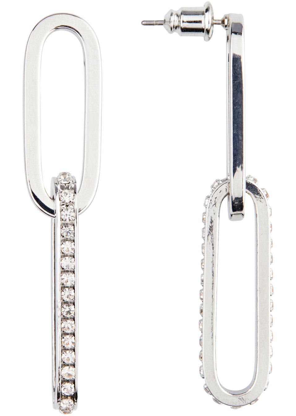 Boucles d'oreilles avec cristaux