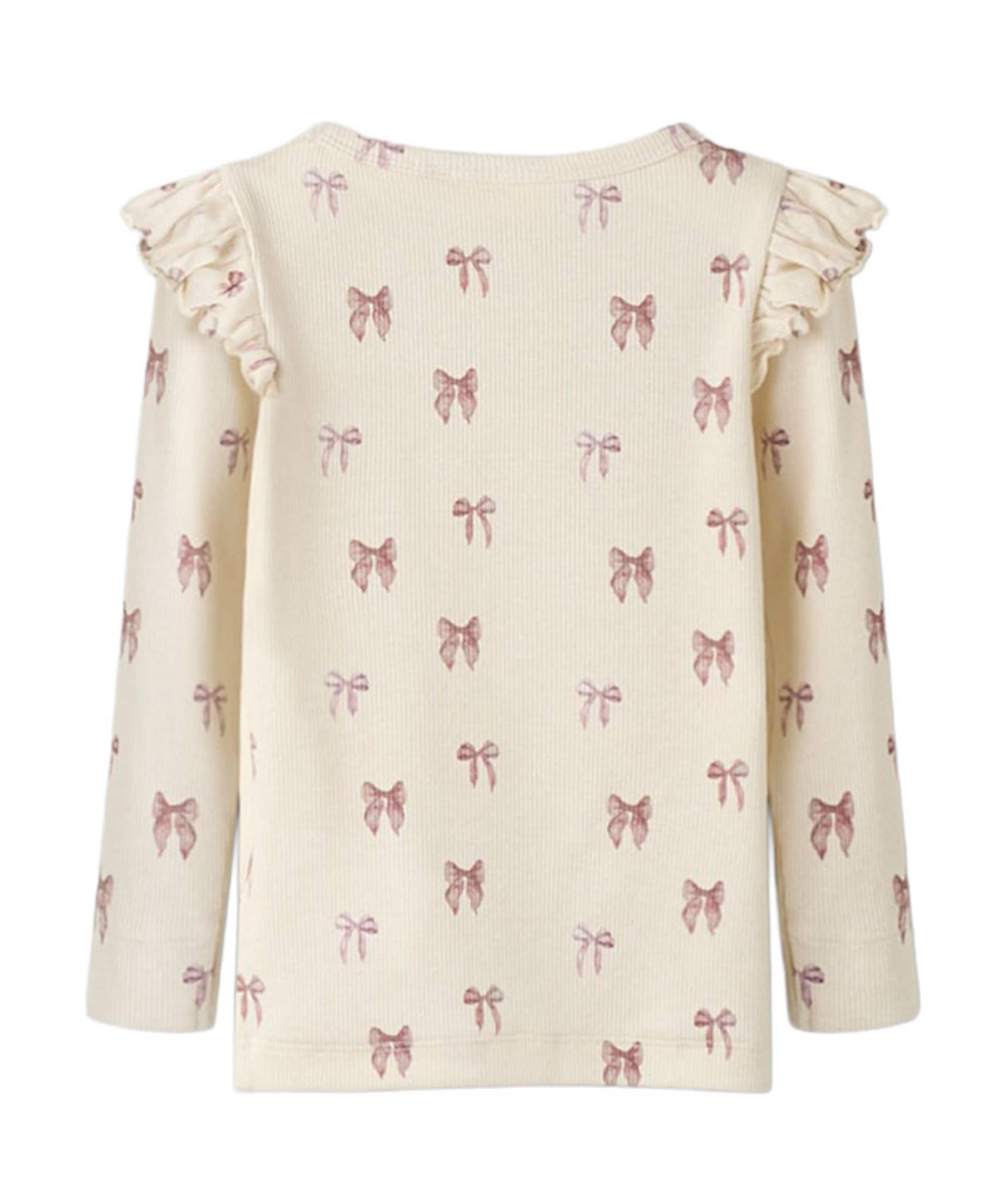 Lil' Atelier Meisjes longsleeve ecru