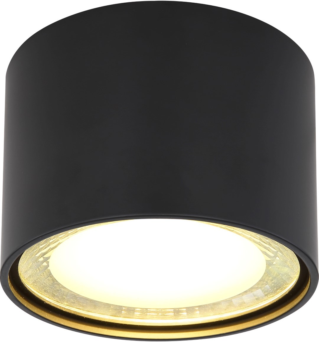 LED-Deckenleuchte - schwarz matt - Ø 11,3 cm