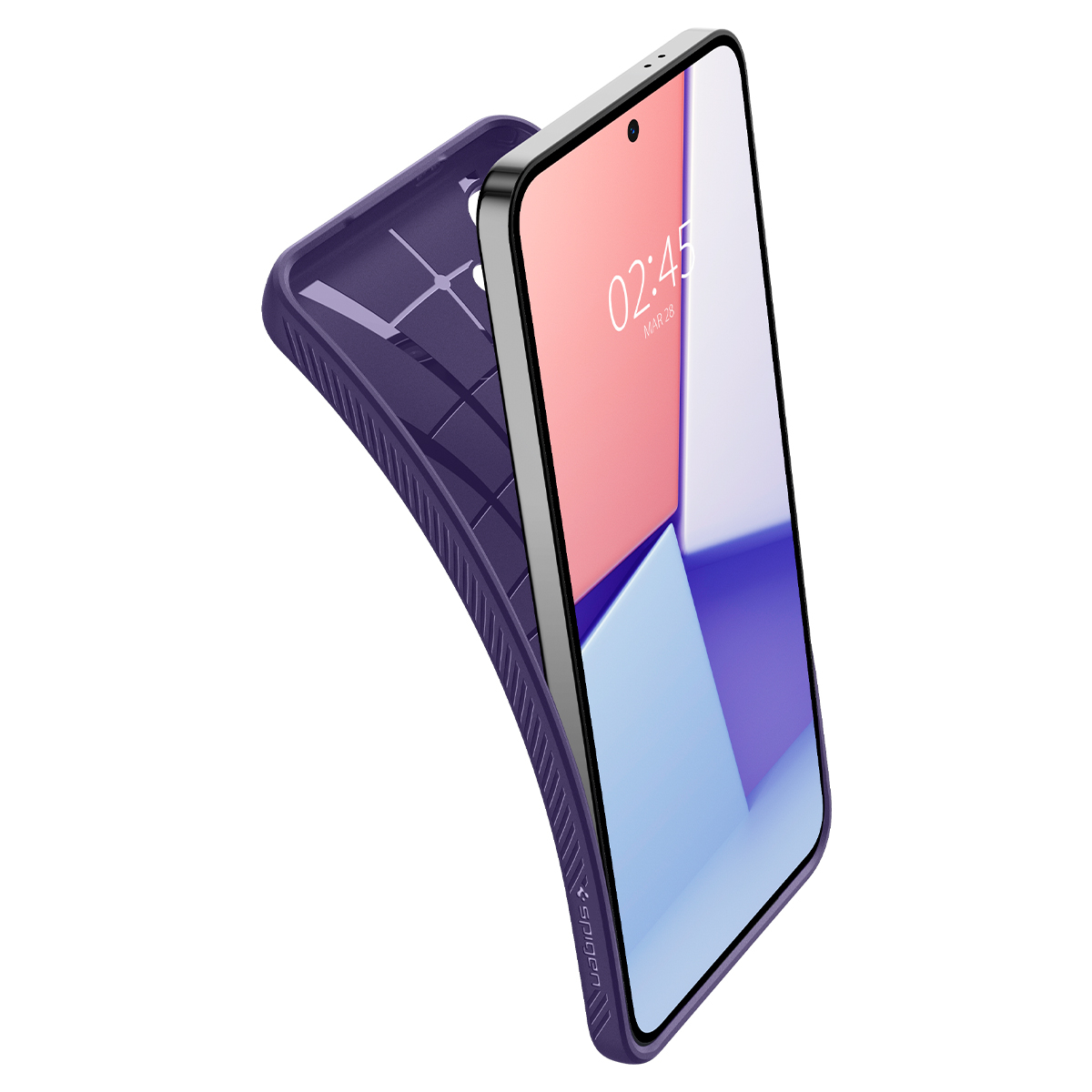 Samsung Galaxy S24 Liquid Air Case Gummi Hülle (ACS07451) - Deep Purple