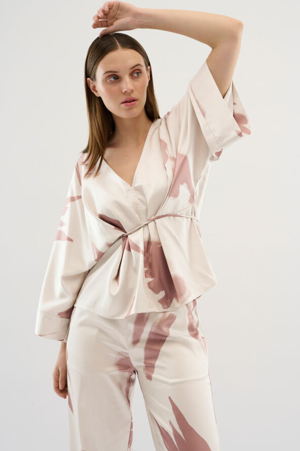 Karen by Simonsen KBPalmer Blouse Silver cloud - palmer