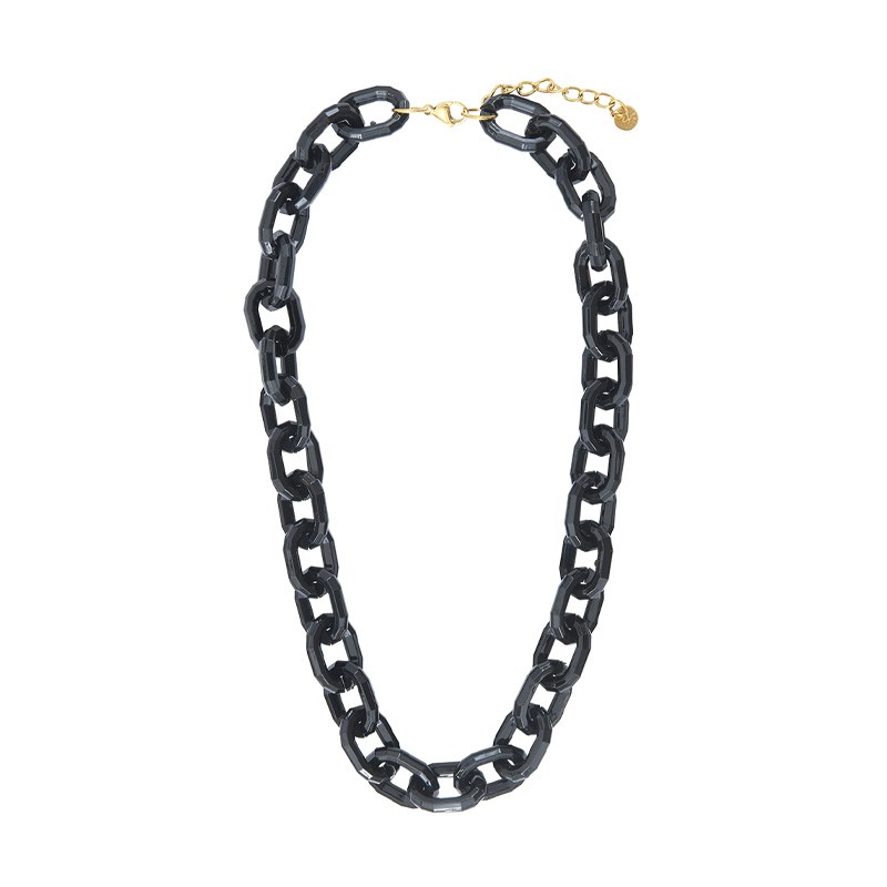 Collier mailles noires