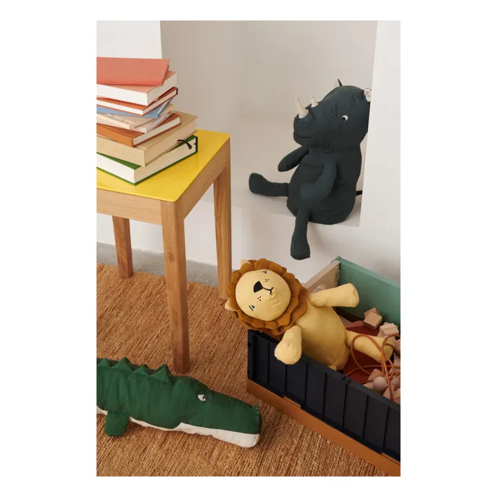 Liewood Peluche lion Halfdan en coton bio | Jaune