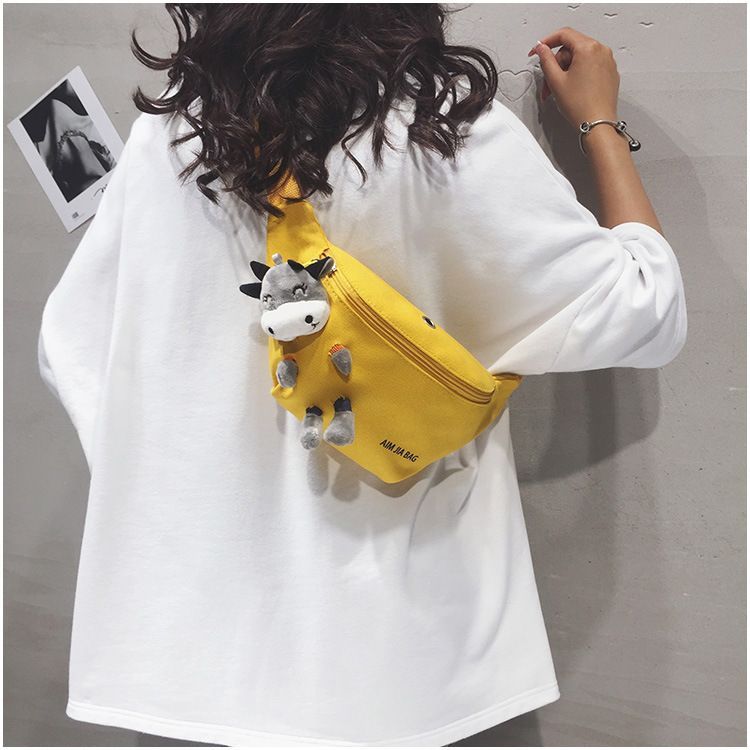 Velocia - Canvas heuptas met pluche letters