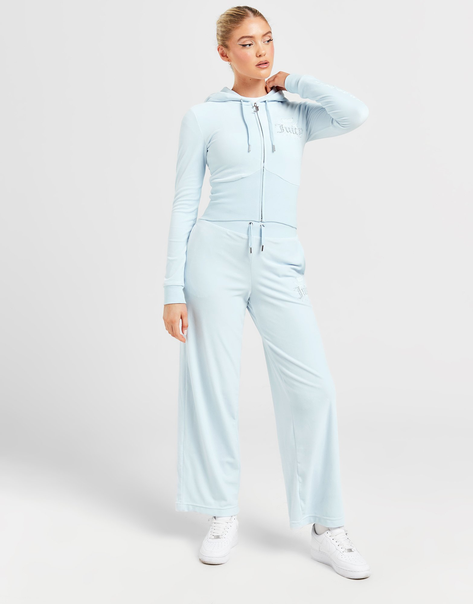 JUICY COUTURE Sweat à Capuche Diamante Velour Angel Femme