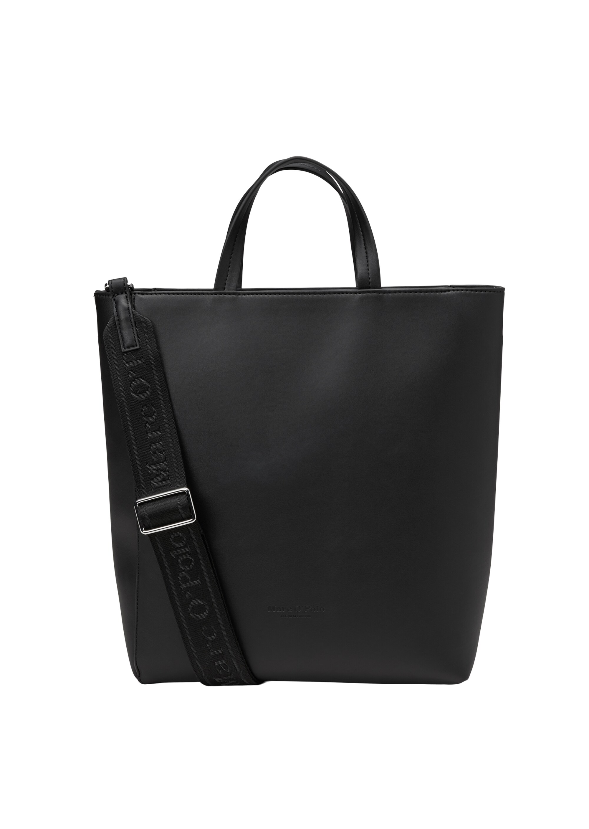 Shopper medium aus einer Lederalternative aus recyceltem Polyester