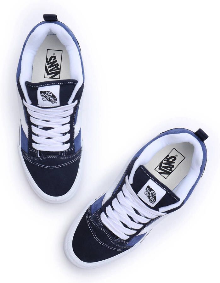 Vans Knu Skool Schoenen Blauw Maat: 38.5 Suède Foot Locker