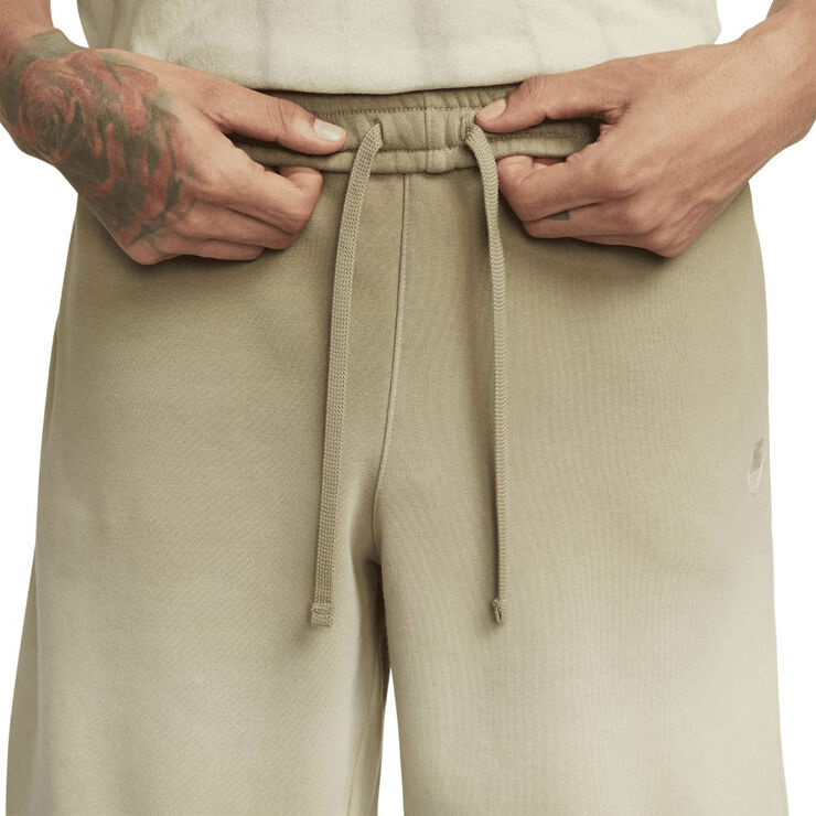 Nike sportswear french terry dip dyed shorts Khaki/rattan