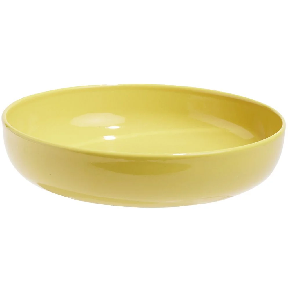 Coupelle Oslo porcelaine jaune mat uni