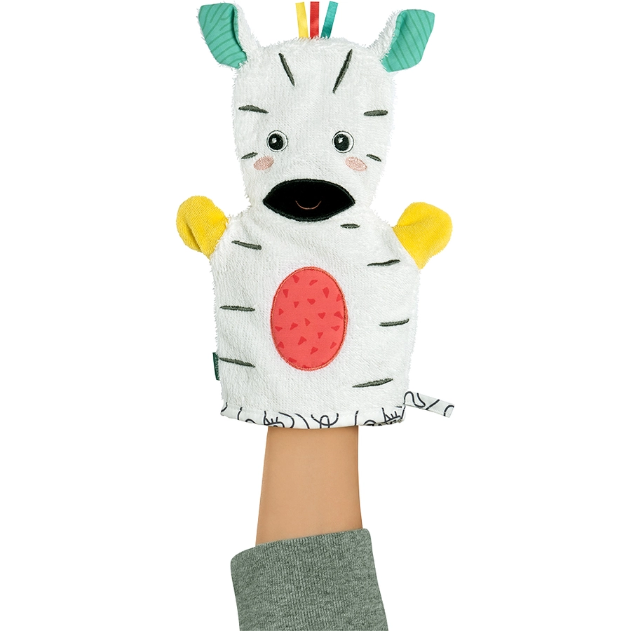 fehn®  Waschhandschuhe Zebra