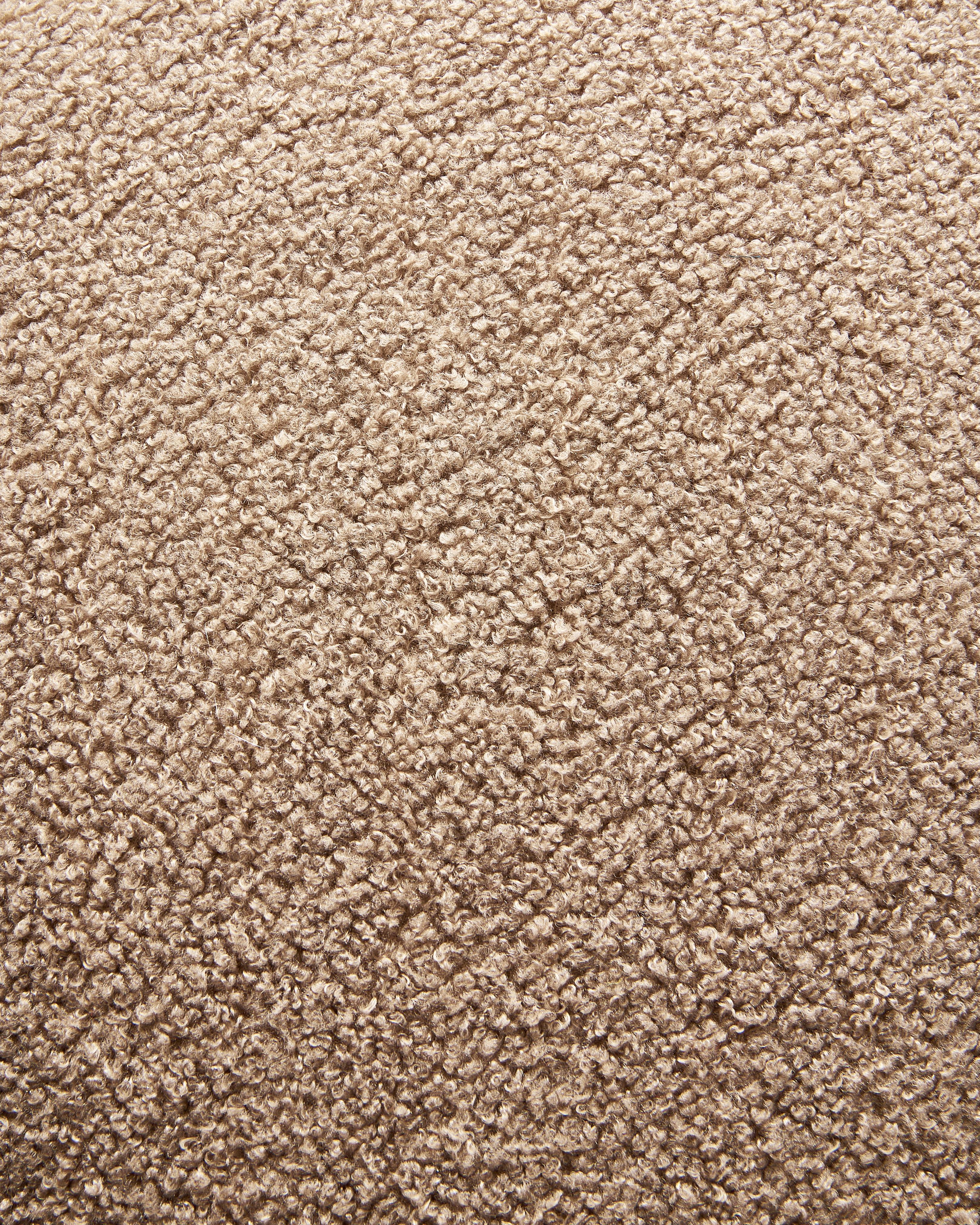 Draaifauteuil DAVIK Bouclé Taupe
