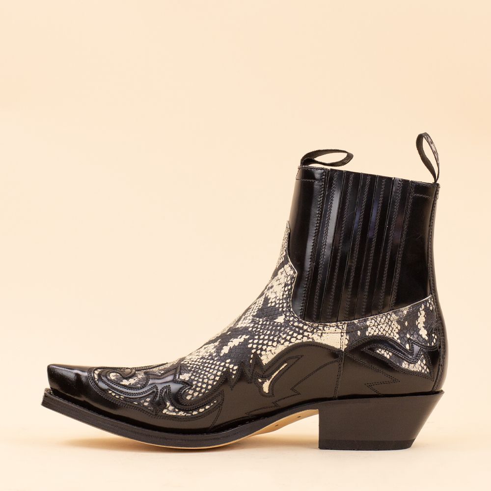 Sendra cowboyboots 4660 Negro Piton