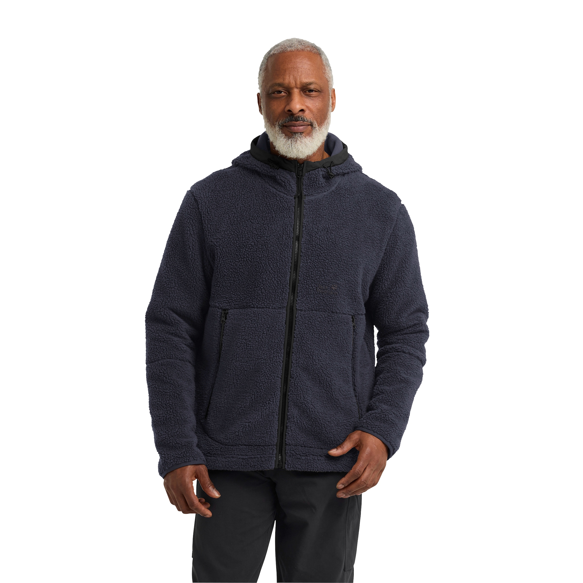 Jack Wolfskin Fleecejacke »STONE LITE HOODED JKT M« mit Kapuze Winddicht, atmungsaktiv, Übergangsjacke