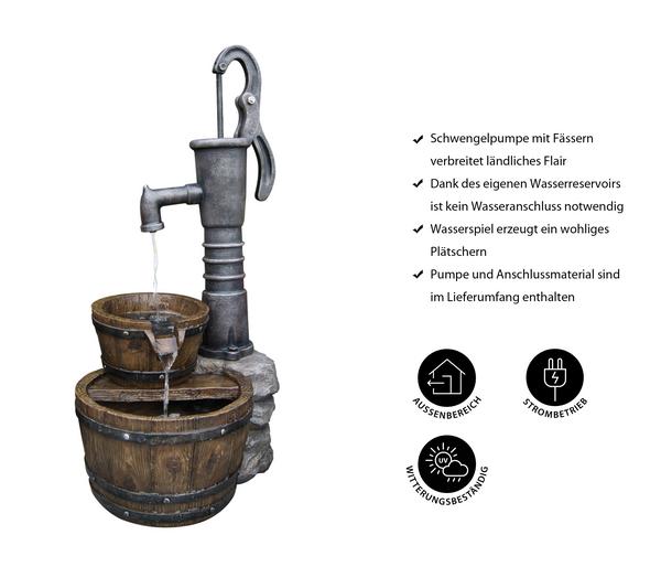 Ubbink Polyresin-Gartenbrunnen-Set Las Vegas,