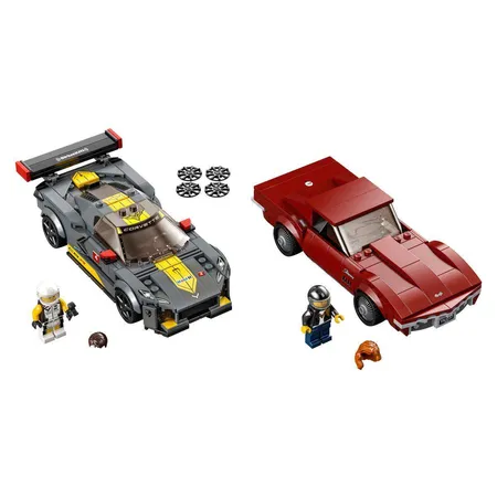 LEGO® Speed Champions 76903 Chevrolet Corvette C8.R & 1968 Chevrolet Corvette