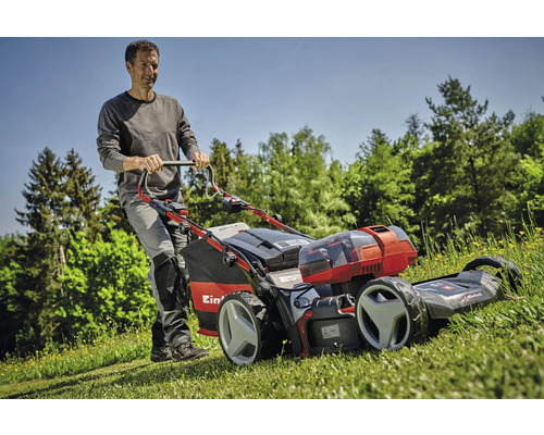 Einhell Power-X-Change GE-CM 36/47 S HW Li accu grasmaaier inclusief 4 accu's en 2 dubbele laders