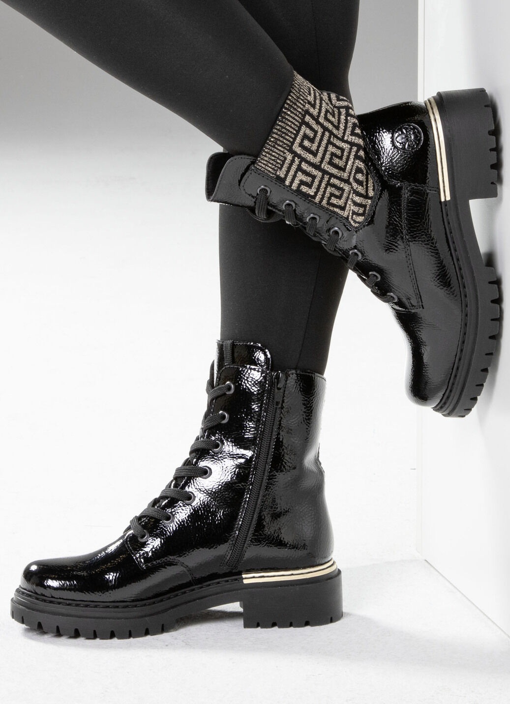 Rieker, stylische Damen-Stiefeletten, Winterschuhe, mit Reißverschluss