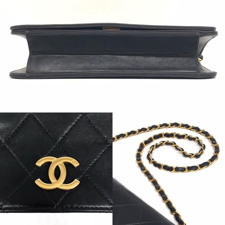 Chanel Vintage Chanel Flap Bag Black