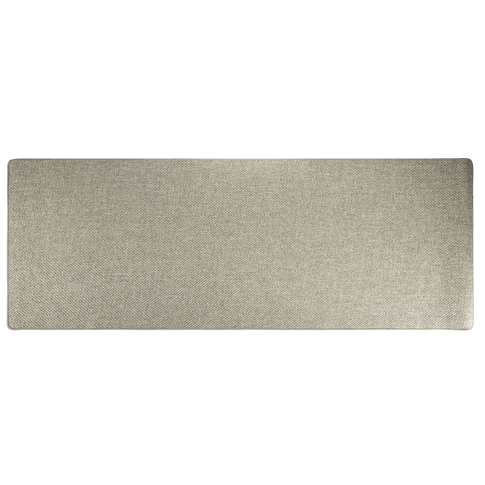 Tapis de cuisine tissu bouclette marron 44x120cm