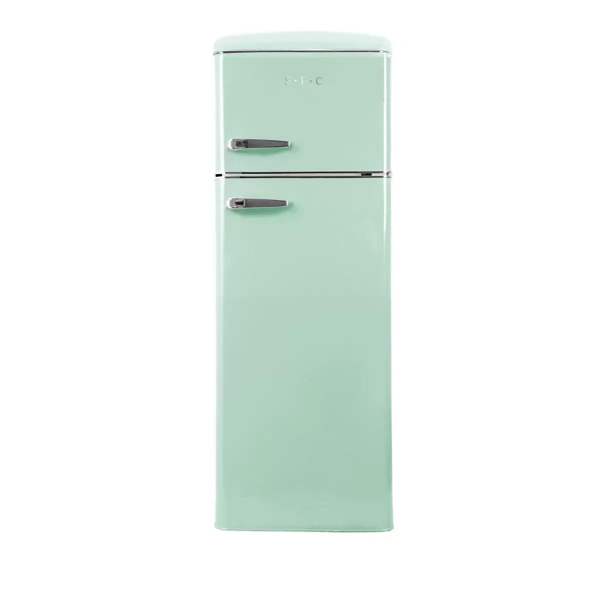 Kühlschrank freistehend über SPC KS3666-4 retro l GR weiss