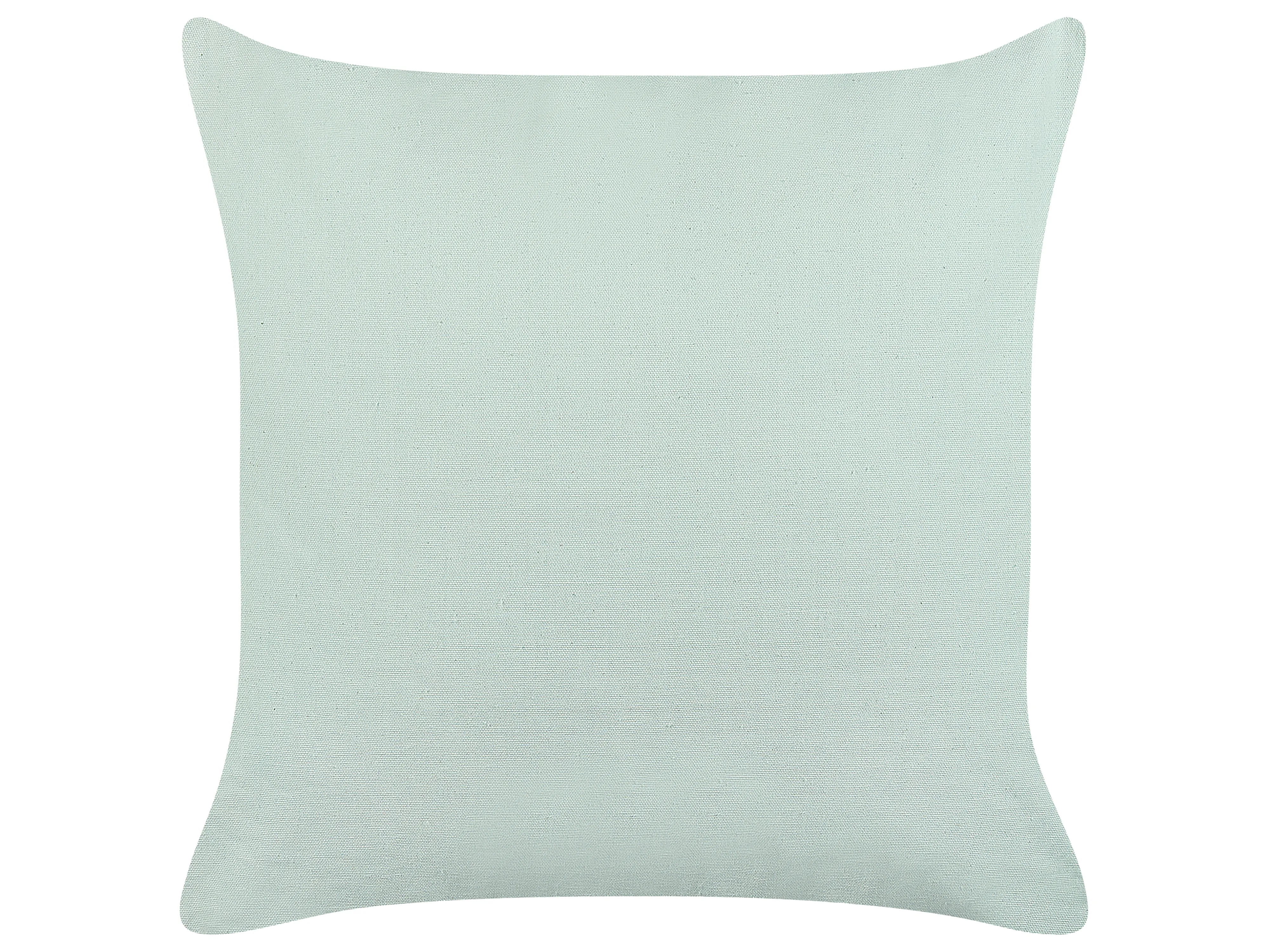 Set van 2 sierkussens BACOPA Katoen 45 x 45 cm Groen chevron patroon