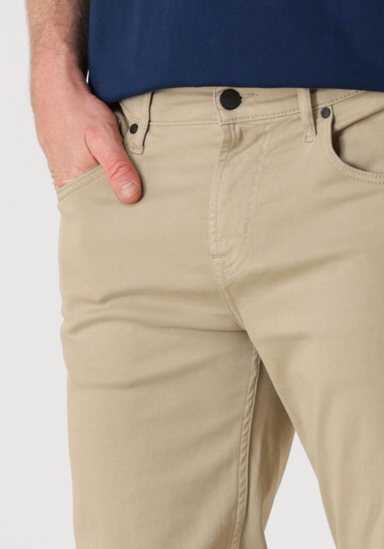 beige 7 for all mankind slim fit jeans 5-pocket slimmy stretch sateen