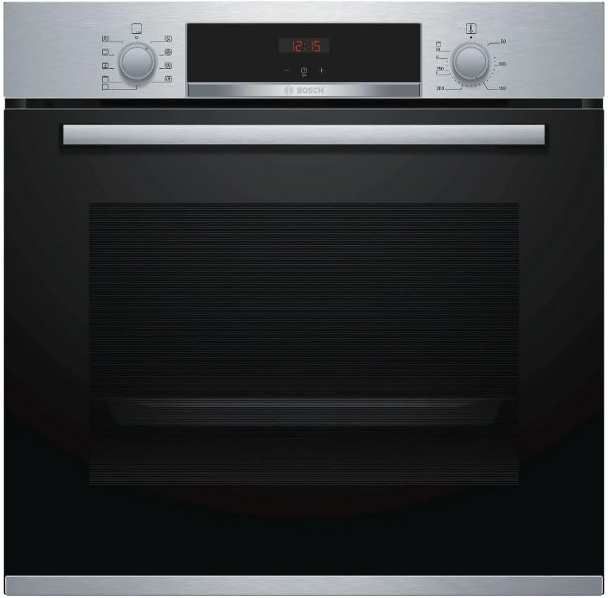 Bosch HBA534BR0 Four intégrable Série 4 - Four multi-fonctions - EcoClean - 3400 W - Grande capacité de 71L - Noir