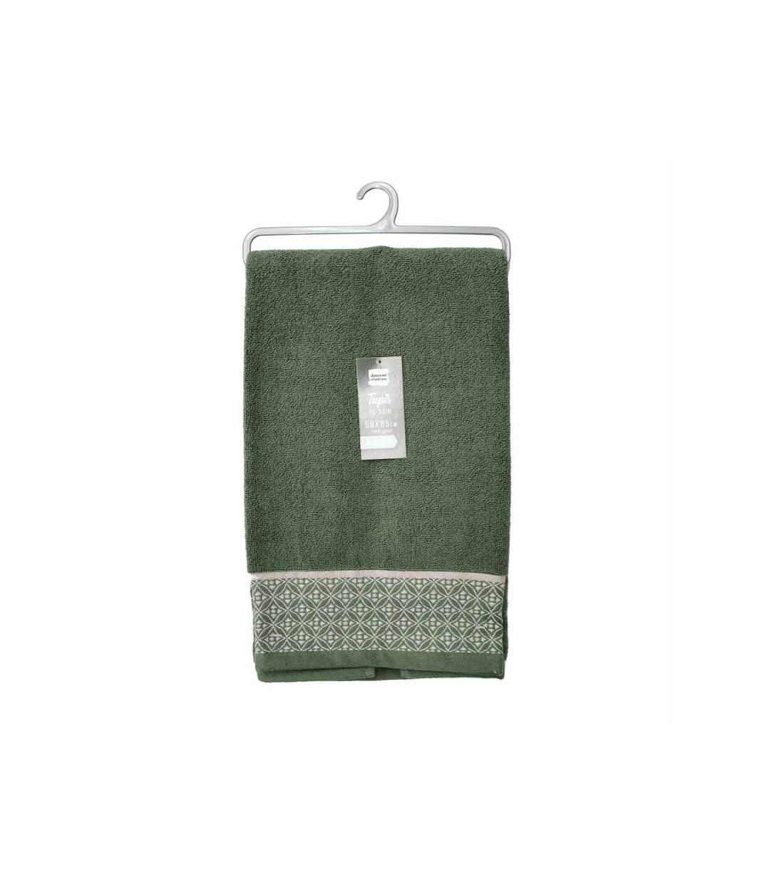 Tapis de Bain Jacquard Belina 50x85cm Kaki