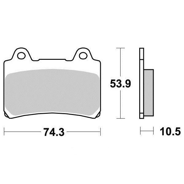 Sifam - Plaquettes de frein S1242AN