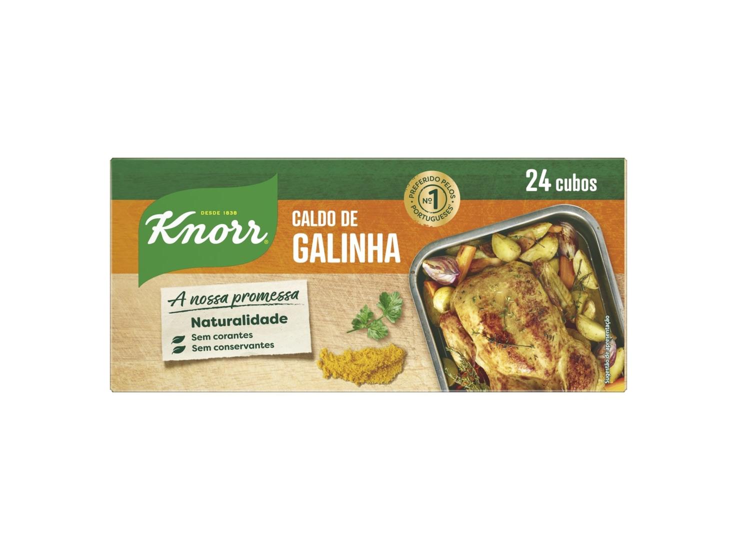 CALDO KNORR GALINHA 24 CUBOS 240G
