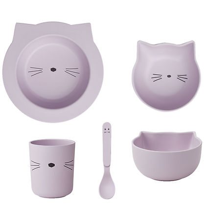 Liewood Spises?t - Joana - Cat Light Lavender
