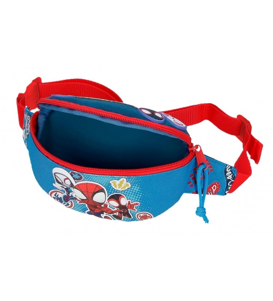 Bolsa de cintura Joumma Bags Spidey Go Webs Go, azul