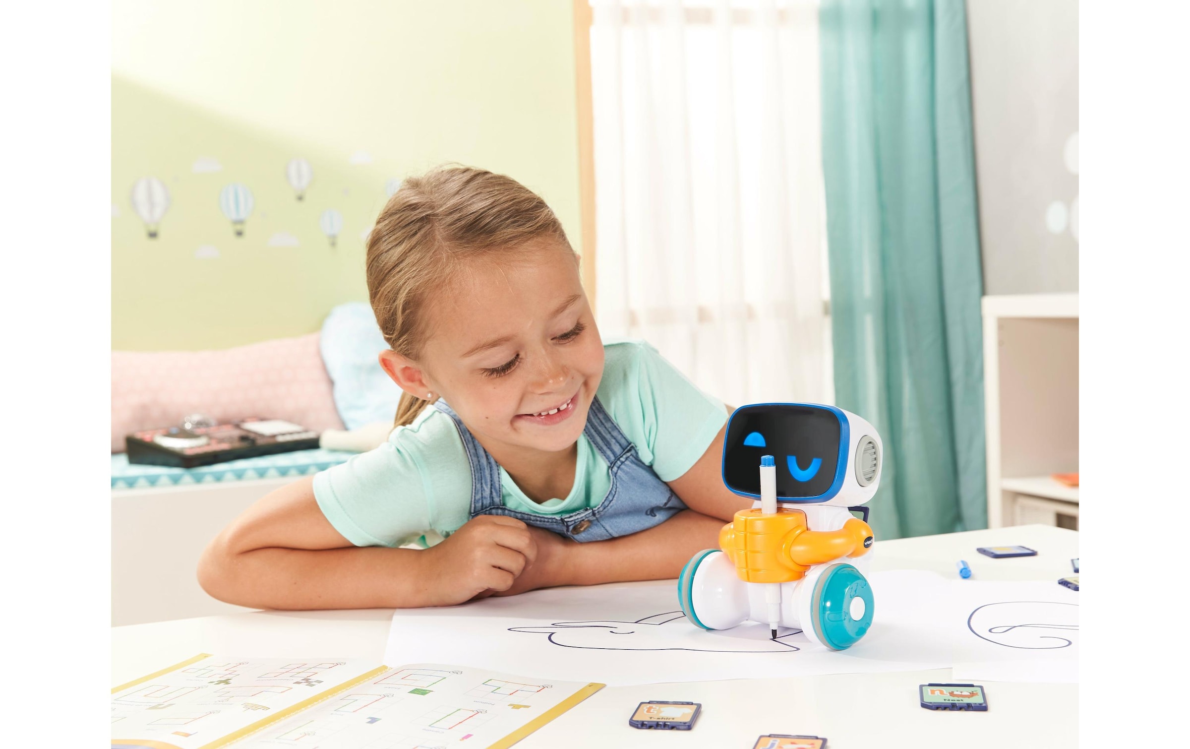 Vtech® Lernspielzeug »clevere Mal-Roboter«