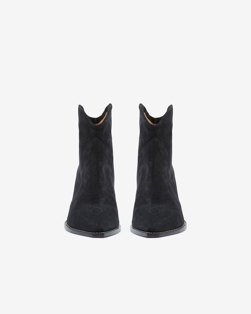 BOTTINES EN CUIR VELOURS DARIZO