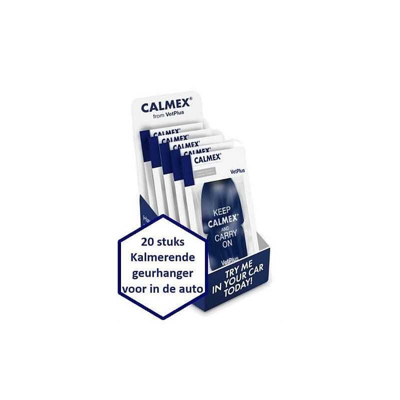 Vetplus Calmex On The Move Kalmerende Geurhanger 20 stuks | 15083