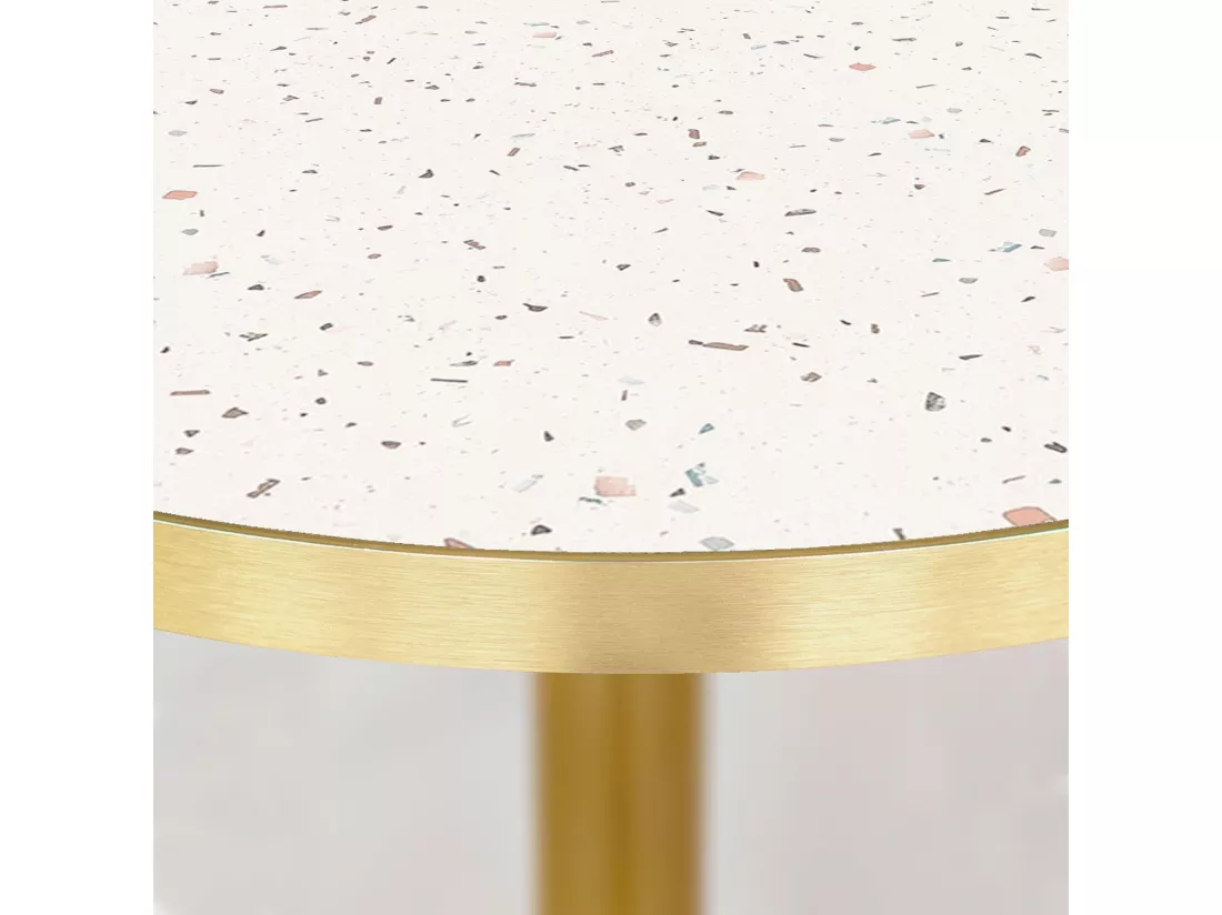 Mange-debout rond Ø 60 cm Rome bistrot terrazzo