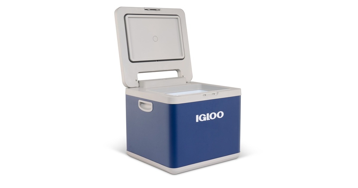 IglooIH45 AC/DC hybride koelbox  (Donkerblauw/wit, 43 liter)