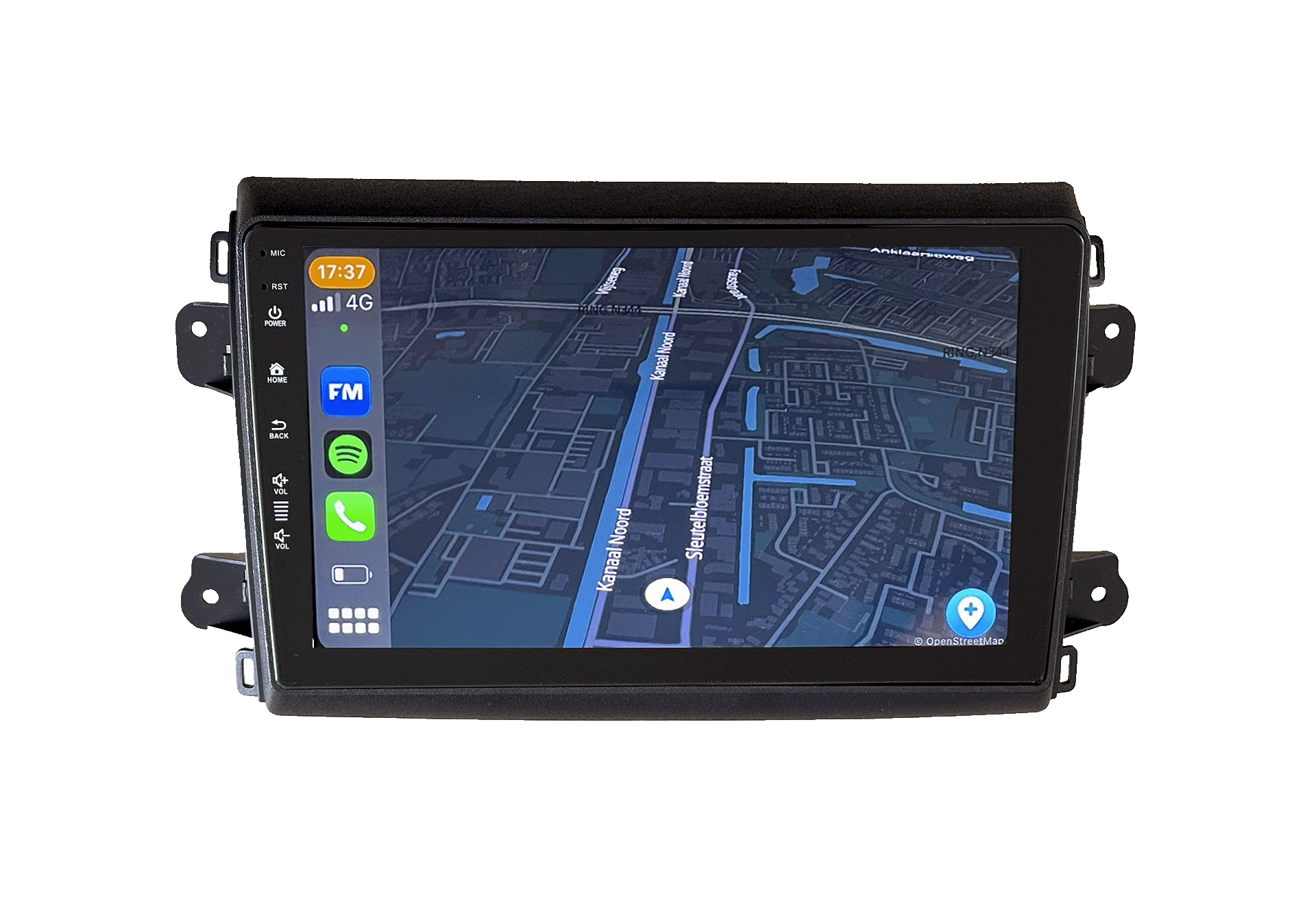 BergGPS FD-9000-F8 - 9-inch Fiat Ducato Radio camper navigatie