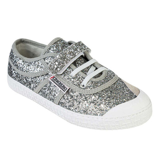 Tênis Kawasaki Infantil com Glitter e Elástico