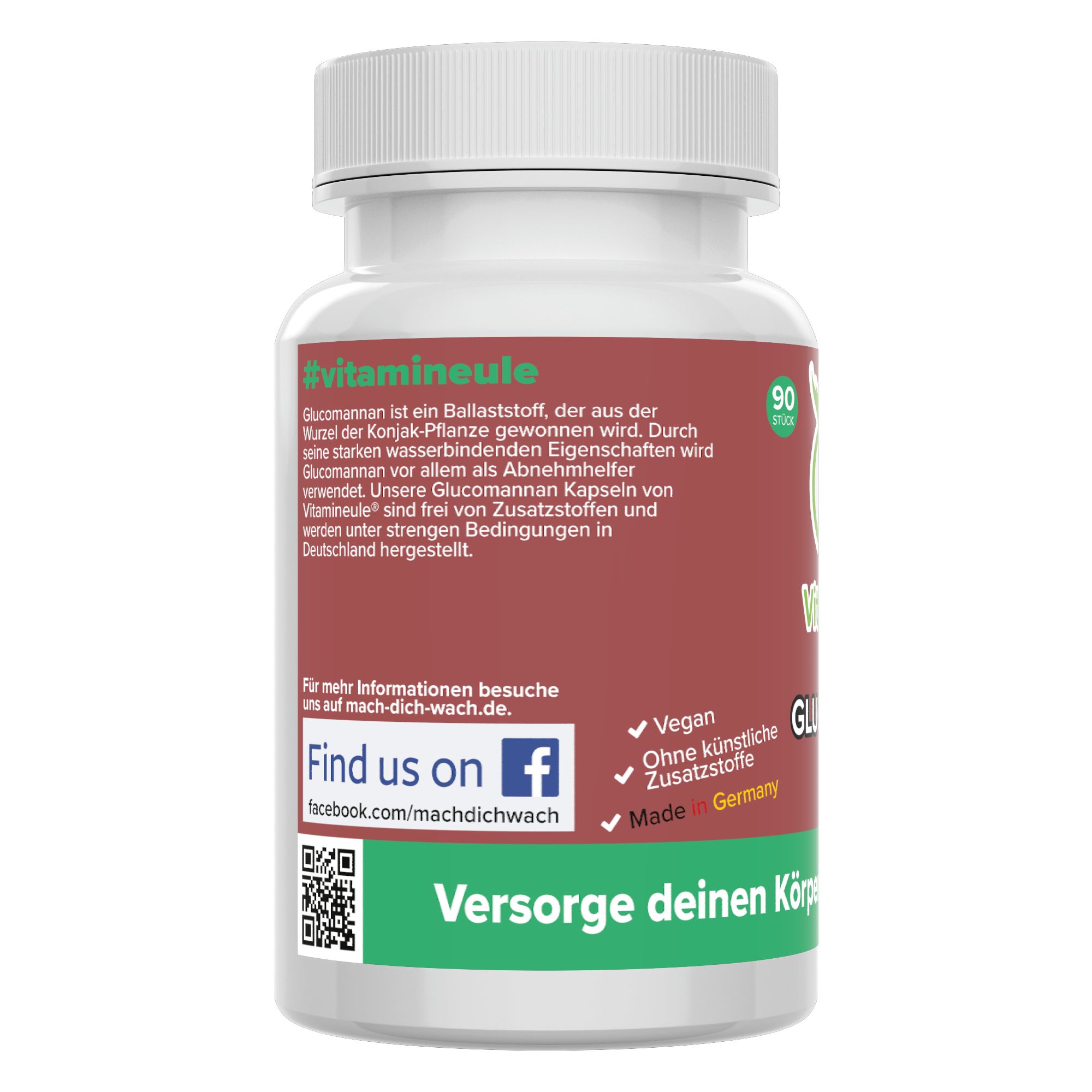 Glucomannan Kapseln - Vitamineule®