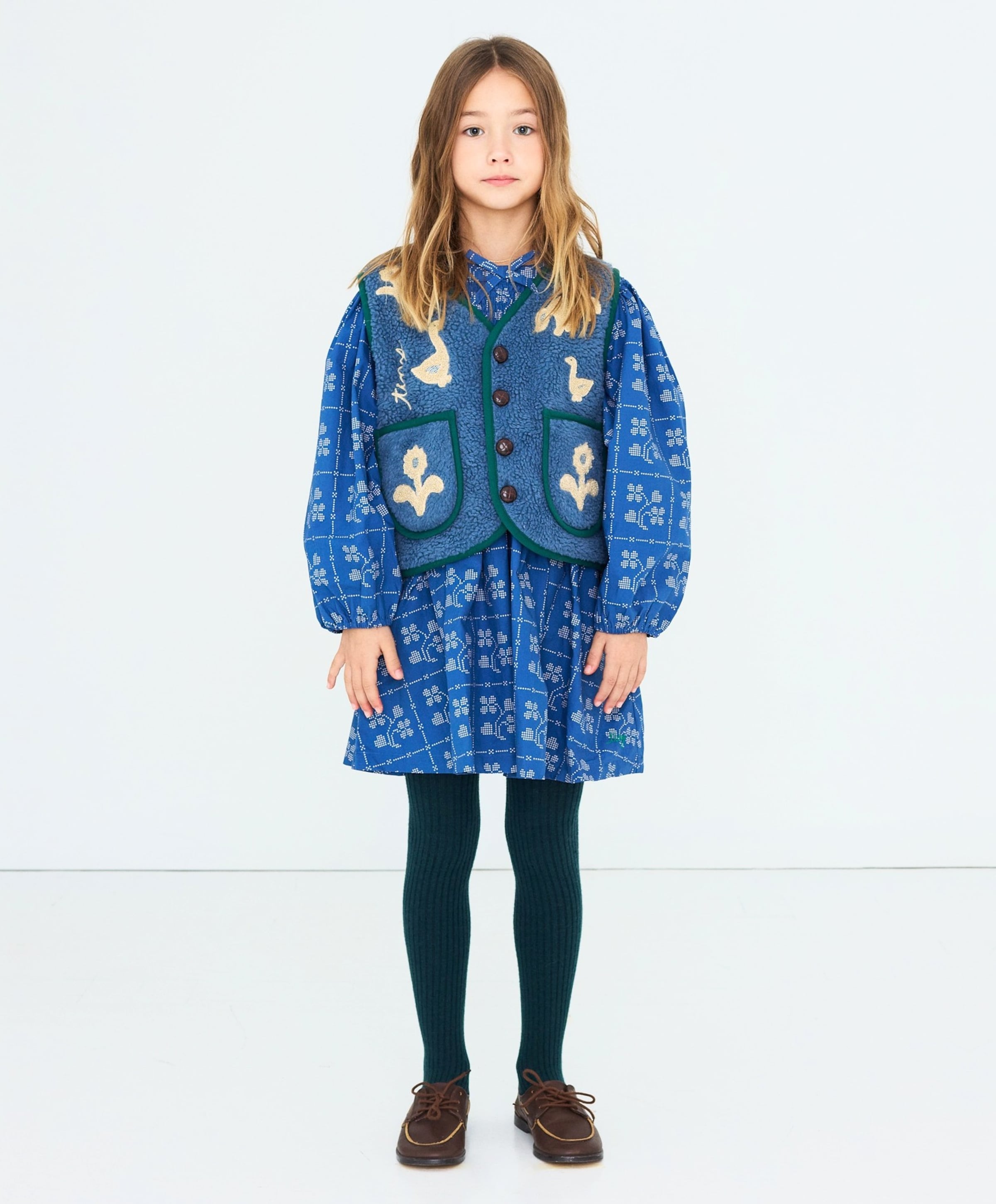 TINYCOTTONS Uniseks gilet  blauw