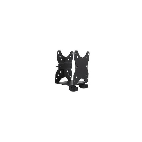 Digitus Multifunctional Mini Desktop Pc Holder for Table, Clamp Or Between a Monitor Mount Inst. Vesa 75x75, 100x100 DA-90360