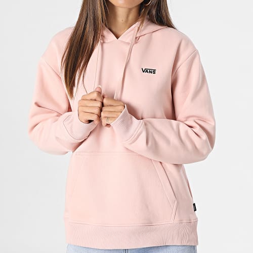 Sweat Capuche Femme Flying V Rose