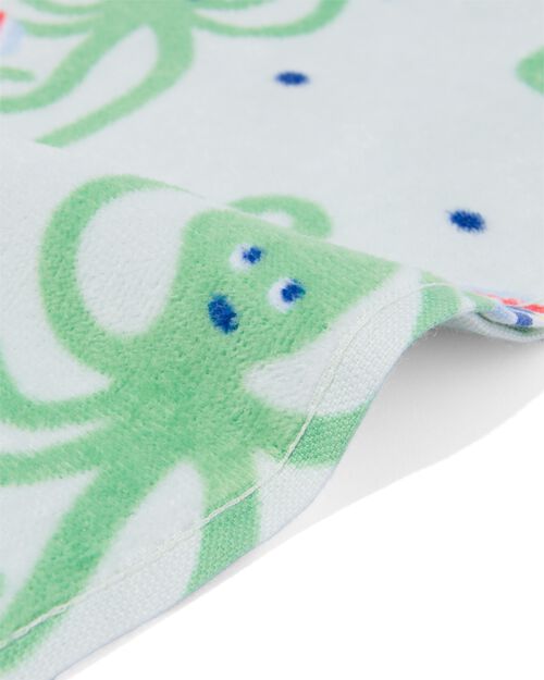 poncho de plage enfant 60x60 pieuvre
